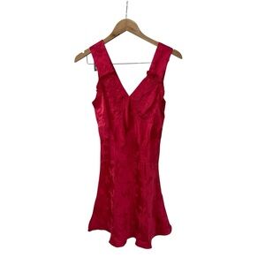 Realisation Par Silk The Roxy Red Dragon Mini Dress XS NWT
